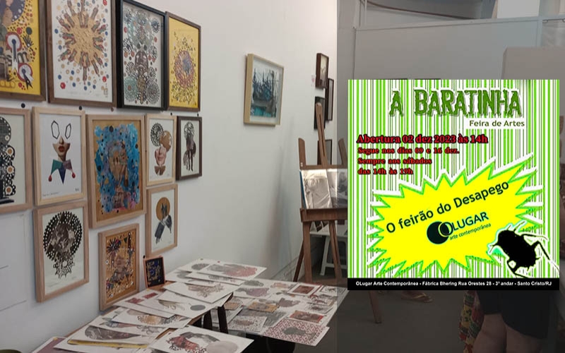 A BARATINHA - Feira de arte do desapego na Fábrica Bhering