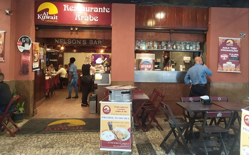 Especializado em comida árabe, Al Kuwait é um dos restaurantes mais tradicionais do Centro do Rio