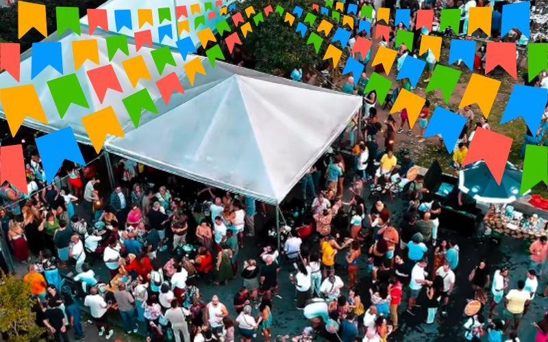 Festa Junina do Alfa Bar no Boulevard Olímpico