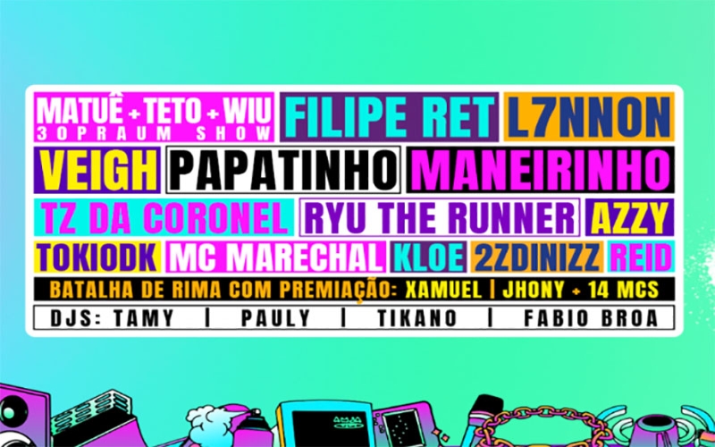 Alma Festival: 30 atrações de Rap no Riocentro