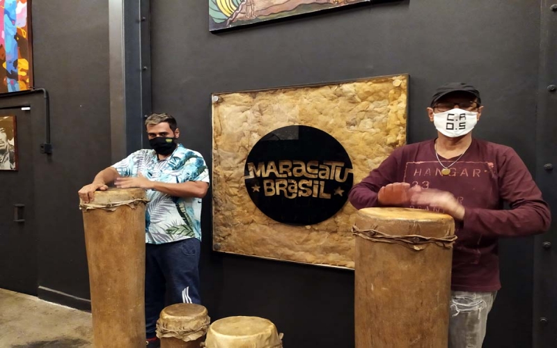 Escola de percussão Maracatu Brasil reabre como Centro Cultural e temática afrobrasileira