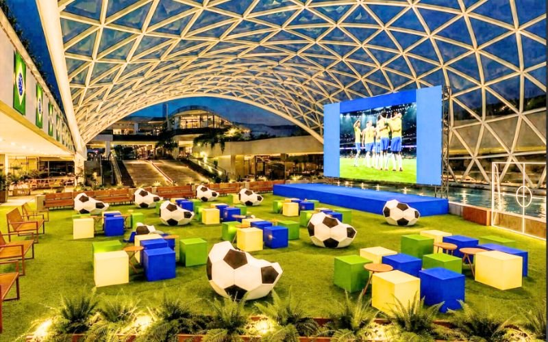 Arena CasaShopping: telão, shows e programação gratuita na Copa do Mundo
