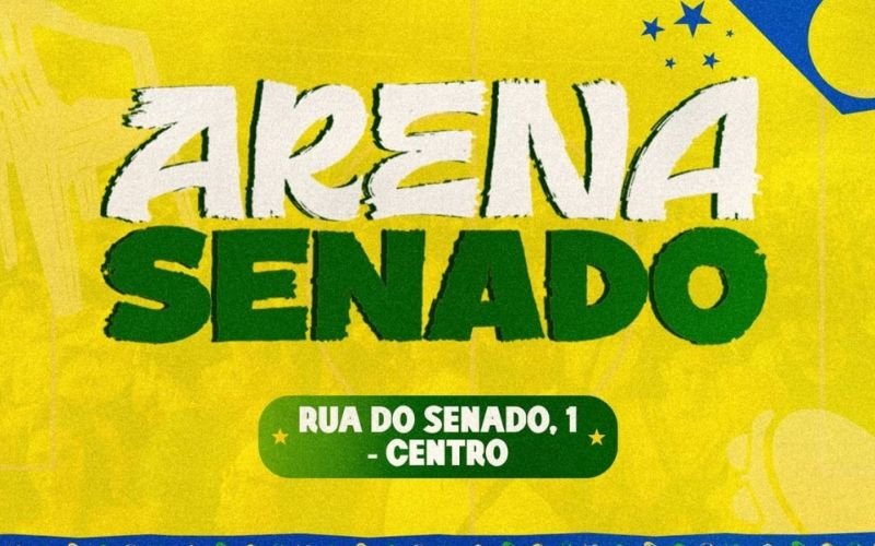 Arena Senado reúne samba, blocos e transmissão dos jogos do Brasil no Centro do Rio