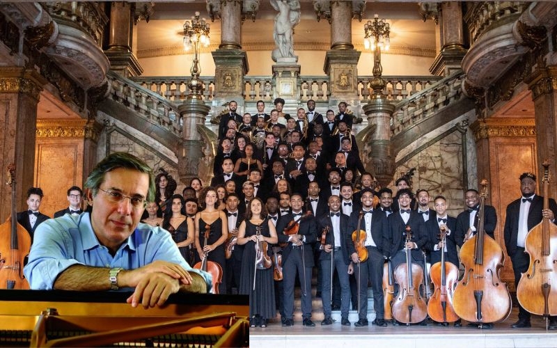 Orquestra Sinfônica Jovem do Rio de Janeiro e Arnaldo Cohen em recital no Theatro Municipal