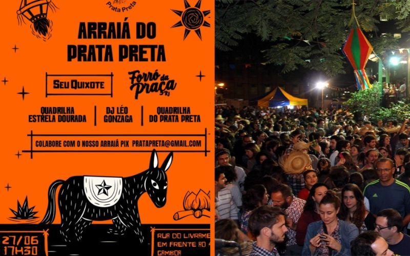 Arraiá do Prata Preta leva forró, quadrilhas e comidas típicas à Gamboa