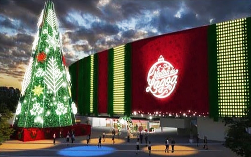 Árvore de Natal da Lagoa vai voltar menor e não será mais flutuante