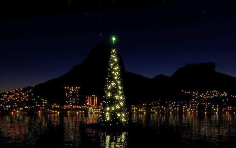 Árvore do Rio terá conexão inédita de luz com o Cristo Redentor