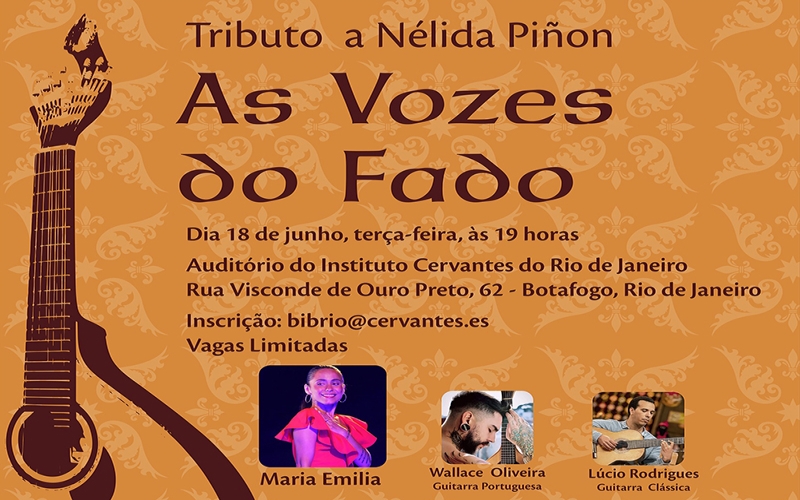 Noite de fado em homenagem à Nélida Piñon no Instituto Cervantes