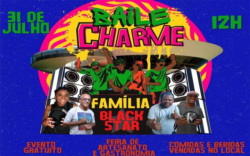 Família Black Star e baile charme no MAC