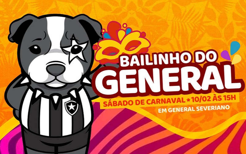 Botafogo terá baile infantil no sábado de Carnaval