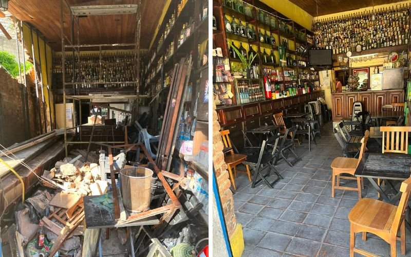 Após desabamento, Bar do Zé mobiliza apoio em disputa por terreno na Glória