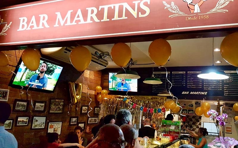 Tradicional Bar Martins entrega sem taxa no Flamengo