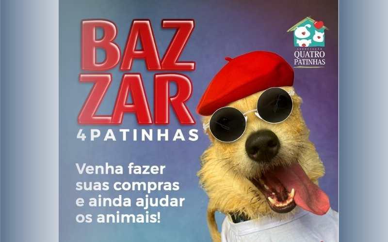 Bazar da Associação 4 Patinhas no bar Vuvu Rio em Botafogo