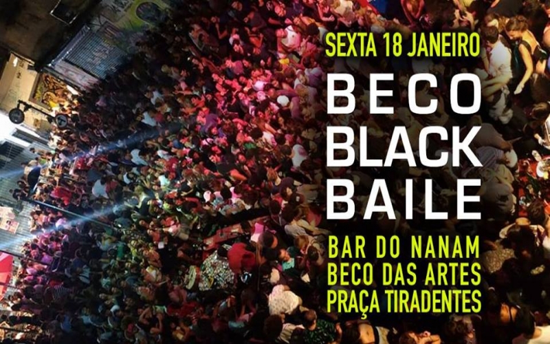 Beco Black Baile no Bar do Nanam