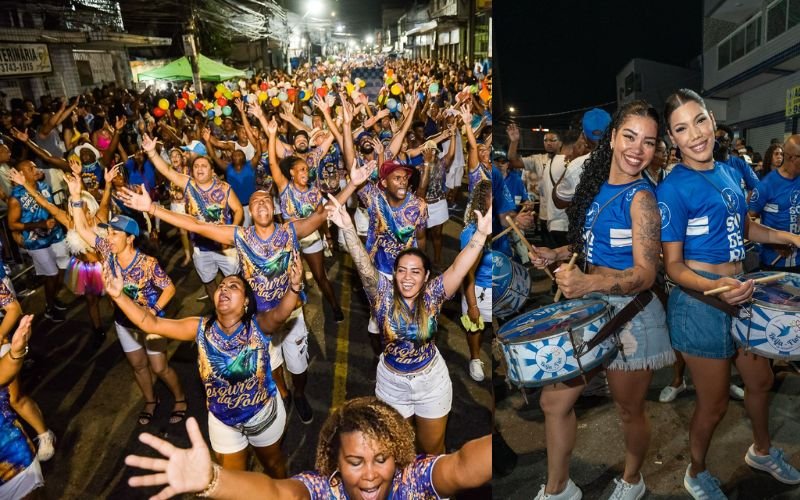Beija-Flor ocupa a orla com desfile aberto em Copacabana