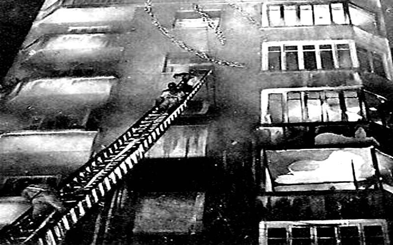 Incêndio destruiu a boate Vogue em 1955 e parou o Rio de Janeiro