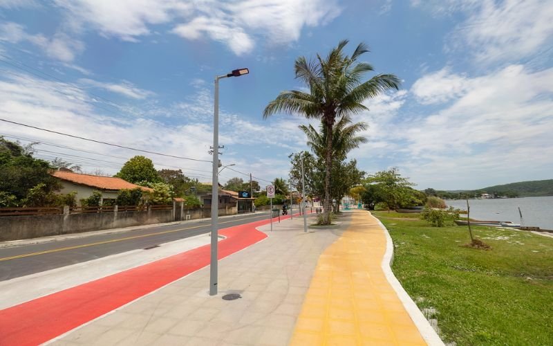 Orla do Boqueirão transforma a paisagem urbana de Saquarema