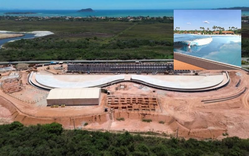 Búzios avança na construção da maior piscina de ondas do Hemisfério Sul