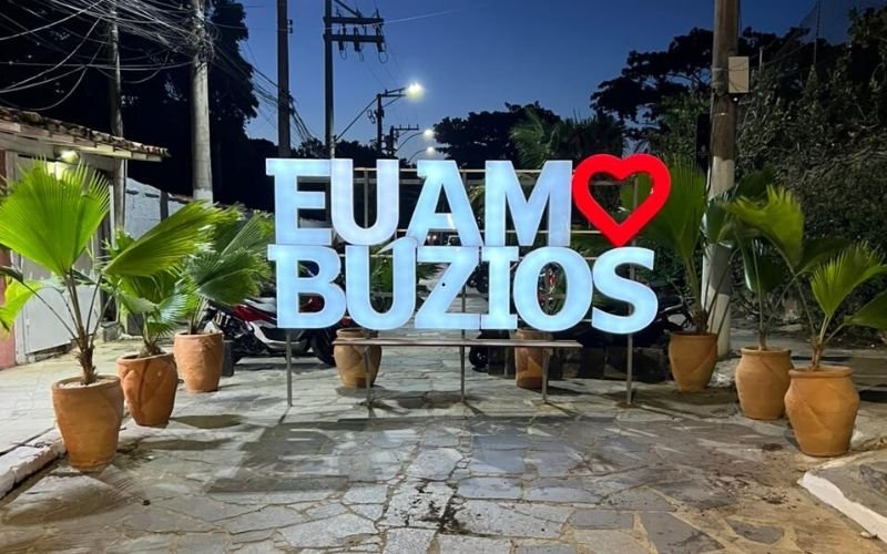 Búzios ganha espaço instagramável na Rua das Pedras
