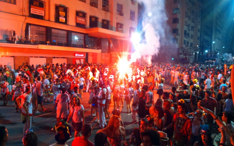 Ensaio de rua do Cacique de Ramos