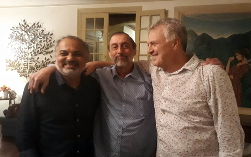 Os Camaleões - Pedro Bial, Claufe Rodrigues e Luiz Petry