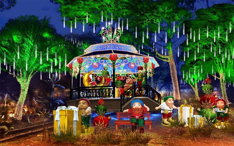 Campo de São Bento em Niterói ganha decoração natalina e Casa de Papai Noel