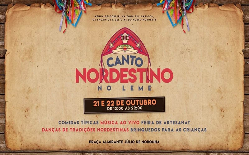 Feira Canto Nordestino no Leme ADIADA