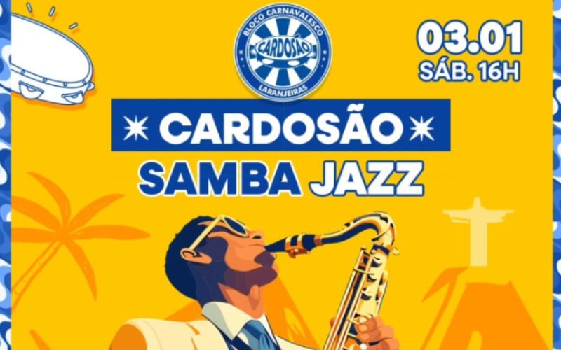 Cardosão Samba Jazz chega à segunda edição em Laranjeiras