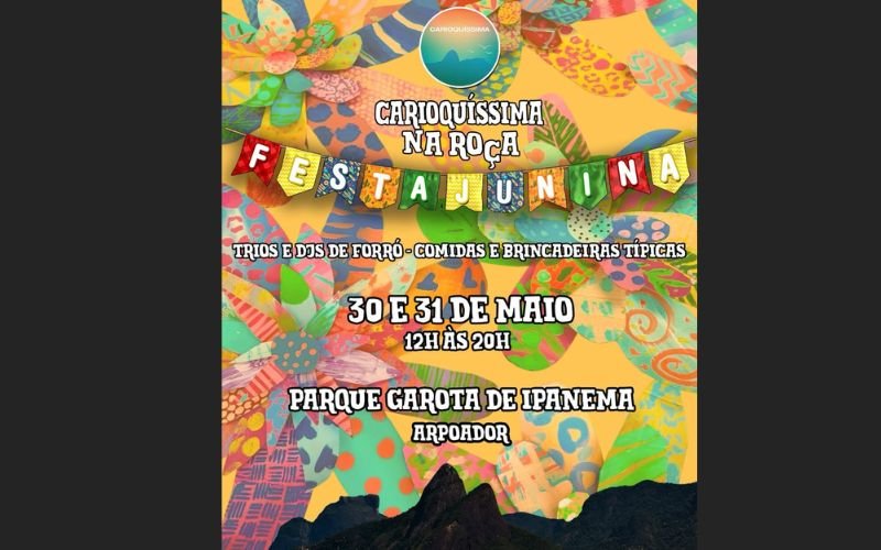 Carioquíssima na Roça abre temporada junina com forró e feira criativa no Rio