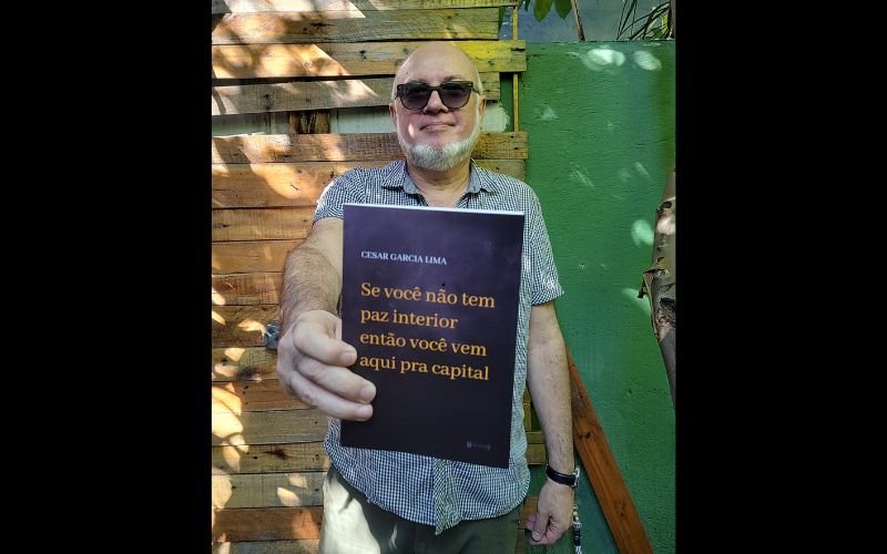 Cesar Garcia Lima lança primeiro livro de contos na Livraria Alento