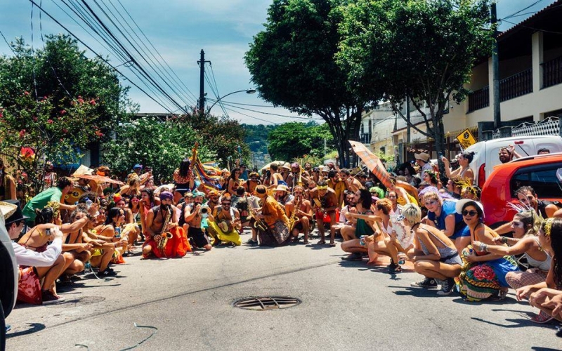 Ensaio da Charanga Talismã no Largo de São Francisco da Prainha