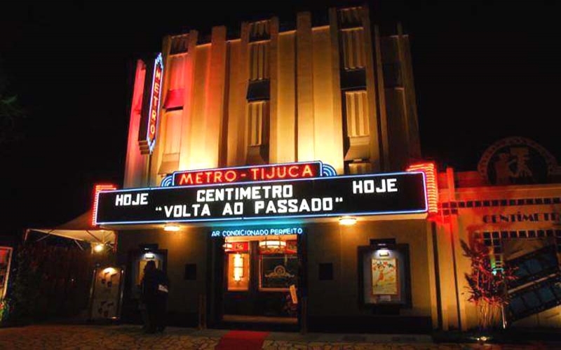 Cine Centímetro, em Conservatória, é uma réplica do Cinema Metro Tijuca