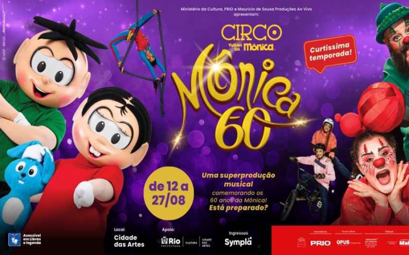 Circo Turma da Mônica na Cidade das Artes