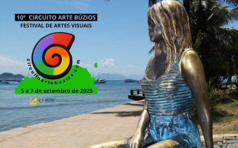 Circuito Arte Búzios: exposição ao ar livre terá mais de 200 artistas do Brasil e do exterior