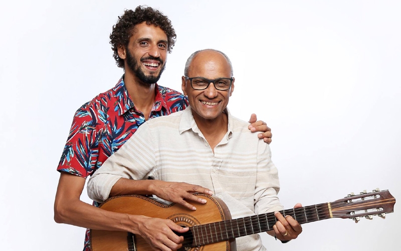 Cláudio Jorge e Gabriel Versiani na Casa do Choro