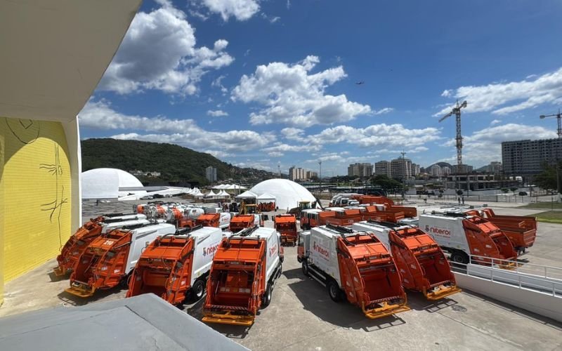 Niterói reforça frota da Clin com 29 novos veículos para a limpeza urbana