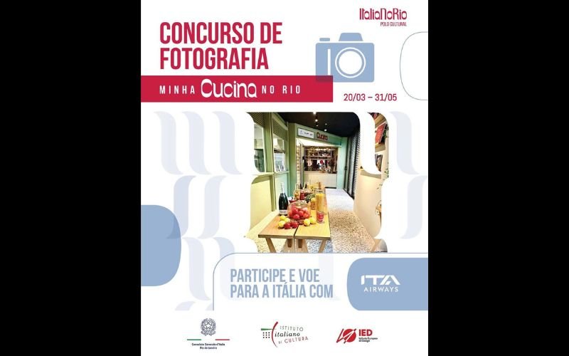 Polo Cultural ItaliaNoRio abre concurso fotográfico “A Minha Cucina no Rio”