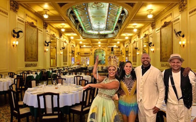 Confeitaria Colombo tem agenda de Carnaval com feijoada e samba ao vivo