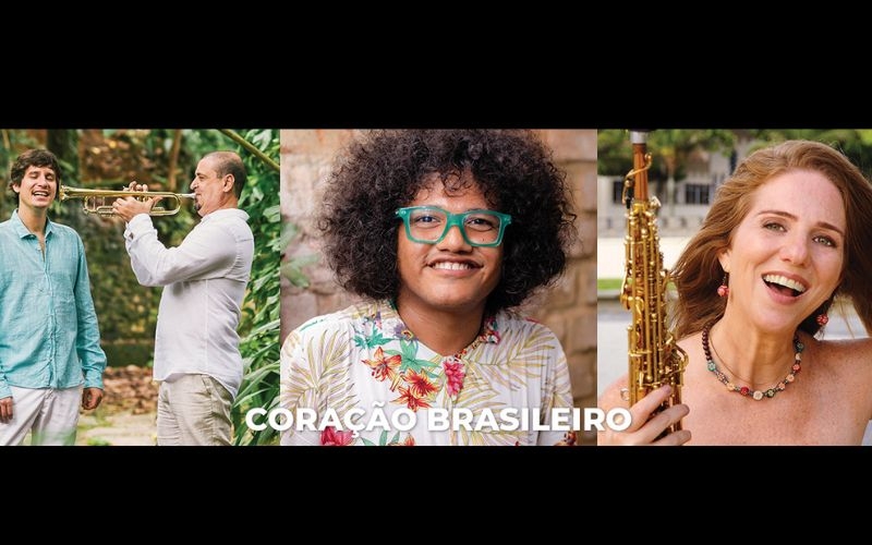 Coração Brasileiro: Antônio Guerra, Silvério Pontes, Daniela Spielmann e Pedro Costa, em show grátis