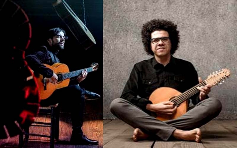 Daniel Casares e Hamilton de Holanda no Teatro Claro Rio