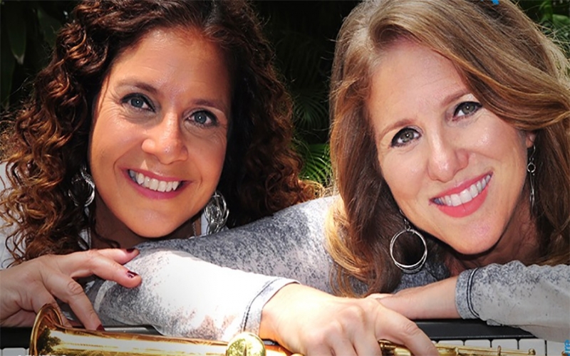 Daniela Spielmann e Sheila Zagury no Centro da Música Carioca Artur da Távola