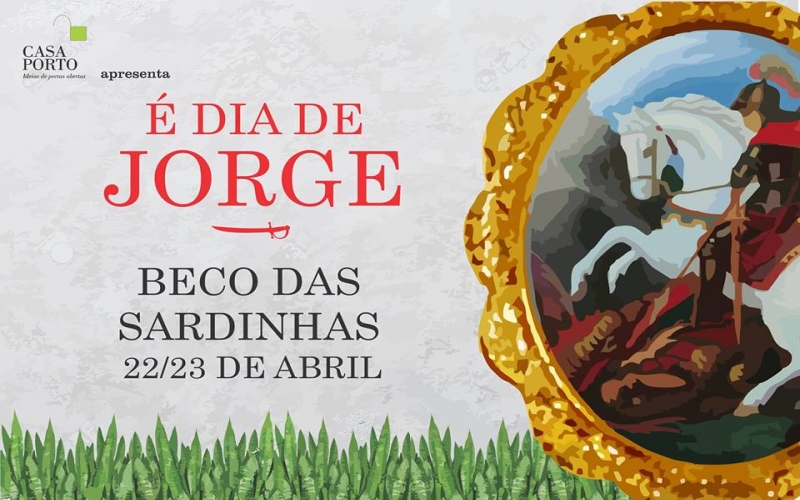 É dia de Jorge no Beco das Sardinhas