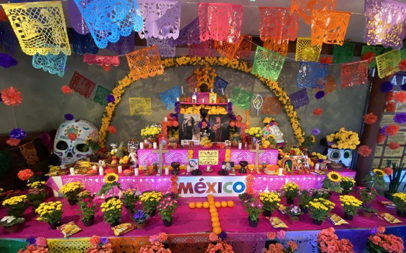"Dia de los Muertos" no Jardim do Museu da República