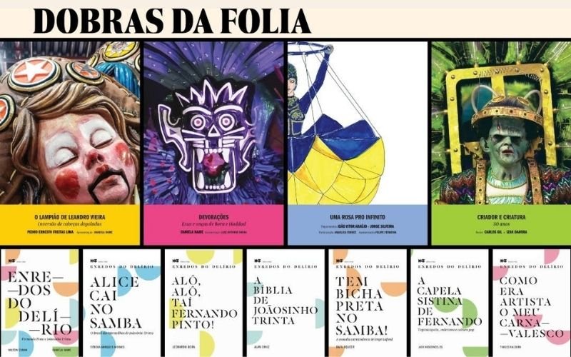 Dobras da Folia lança coleção editorial que documenta a diversidade artística das escolas de samba