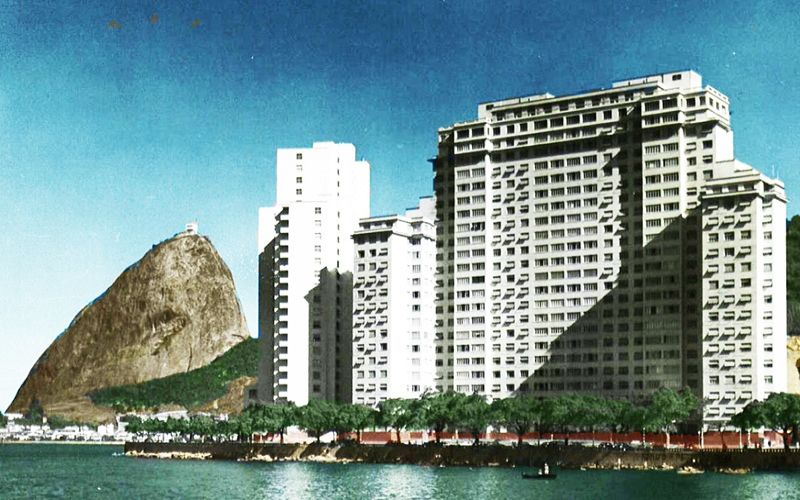 Edifício Barão da Laguna, construído em 1949, foi tema de matéria na Revista Life