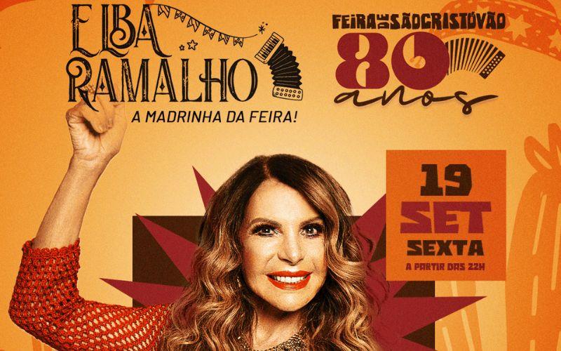 Elba Ramalho na Feira de São Cristóvão