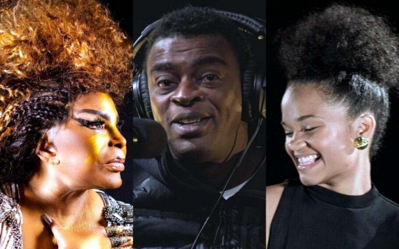 Elza Soares, Seu Jorge e a jovem Agnes Nunes: live com sucessos do samba