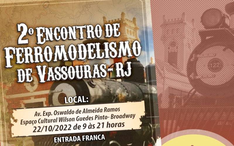 Encontro de Ferromodelismo de Vassouras: bondes, trens e locomotivas de diversas épocas