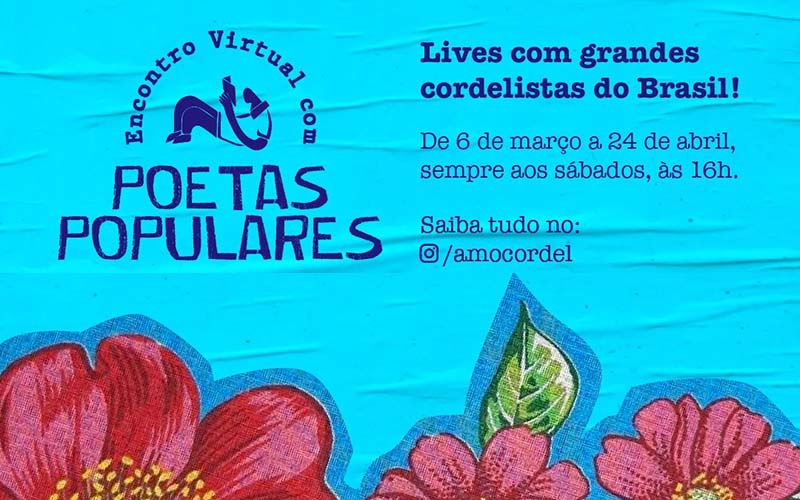 Encontro Virtual com Poetas Populares  - literatura de cordel