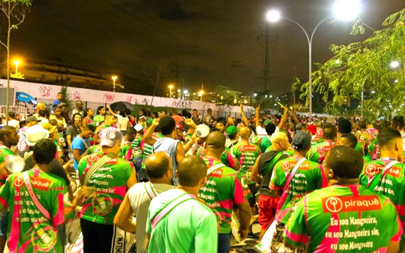 Ensaio Técnico da Mangueira no Sambódromo